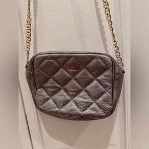 Kate Spade mini silver cross body